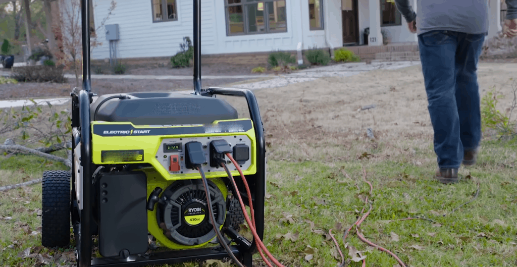 a 10000 watt generator out of home